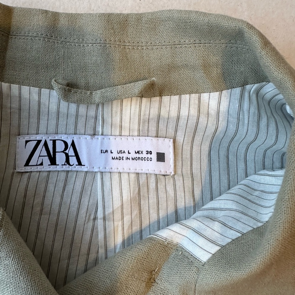 Zara Women's Utility Jacket in Tan - Picture 3 of 9